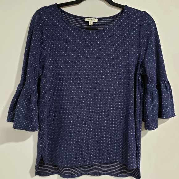 (1)Max Studio Blue Top Size M - Picture 1 of 9